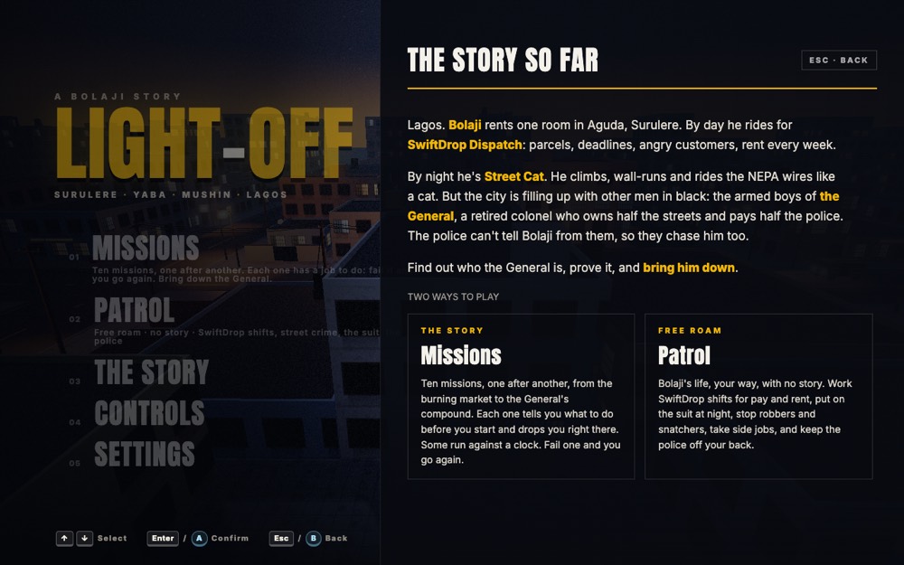 Light-Off: A Bolaji Story
