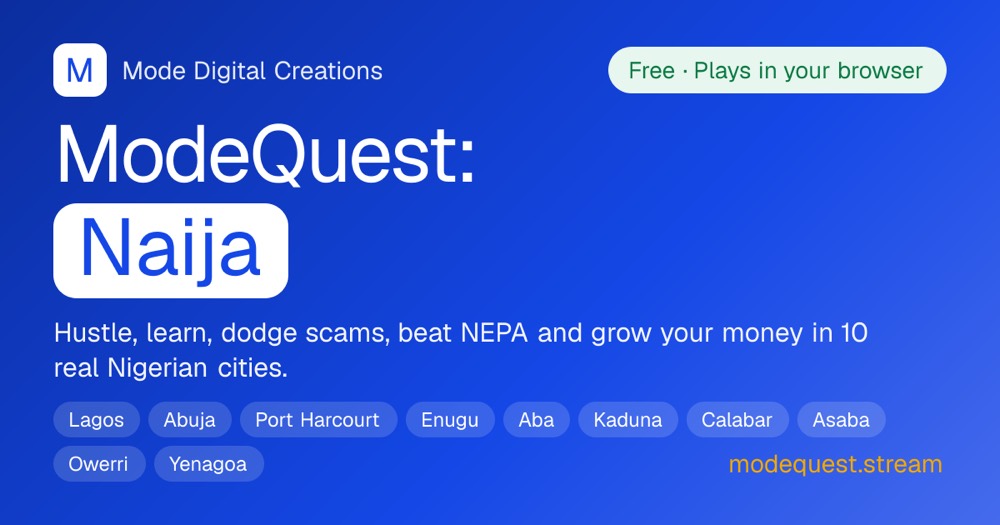 ModeQuest: Naija